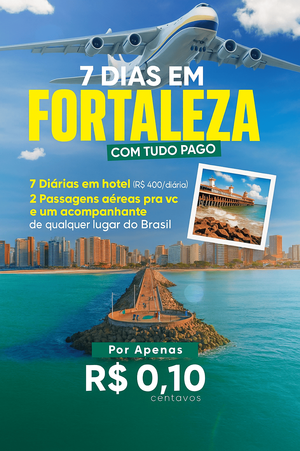VIAGEM PARA FORTALEZA